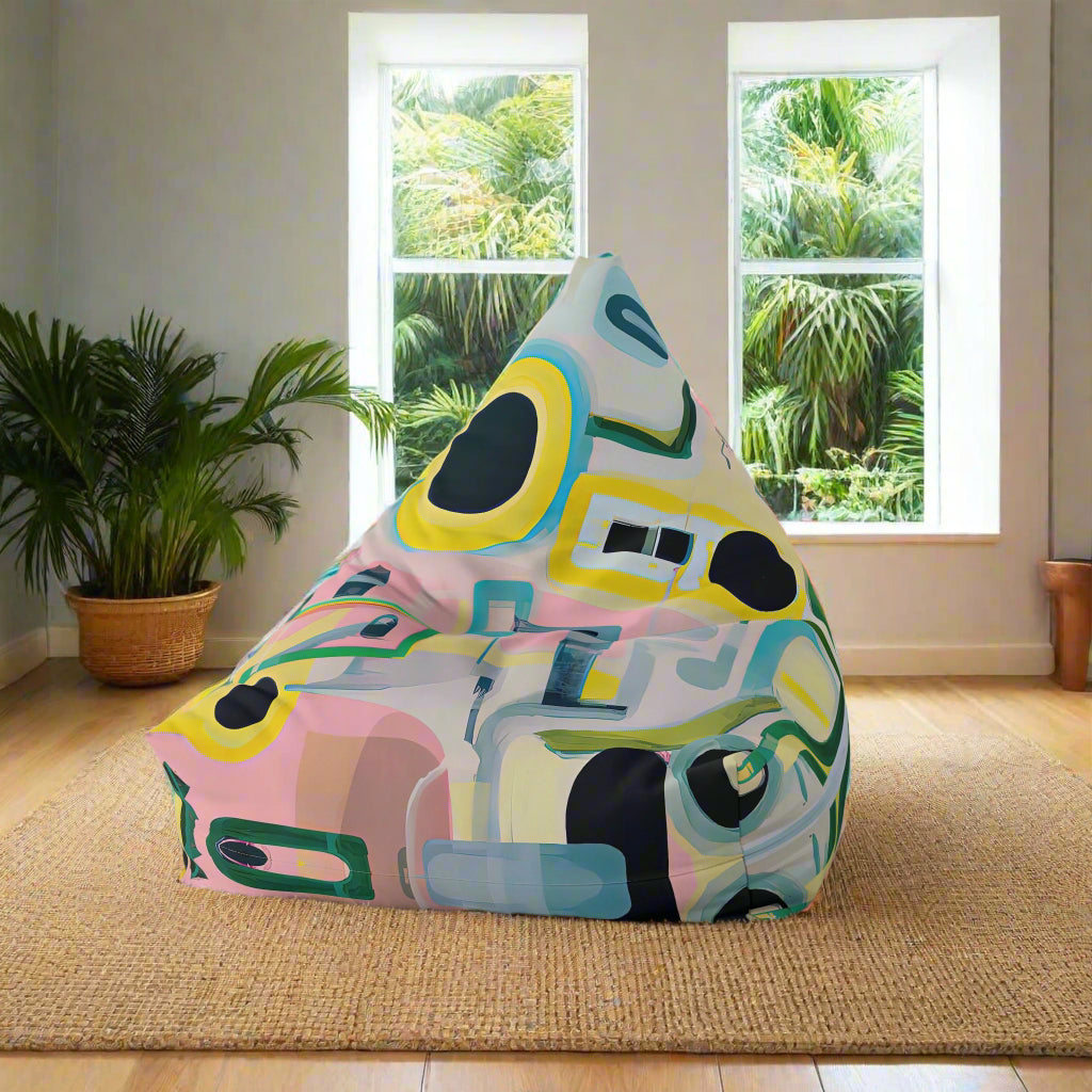 Designer Bean Bag Cover - 'Lumen Phase' | Soft Tech Edit