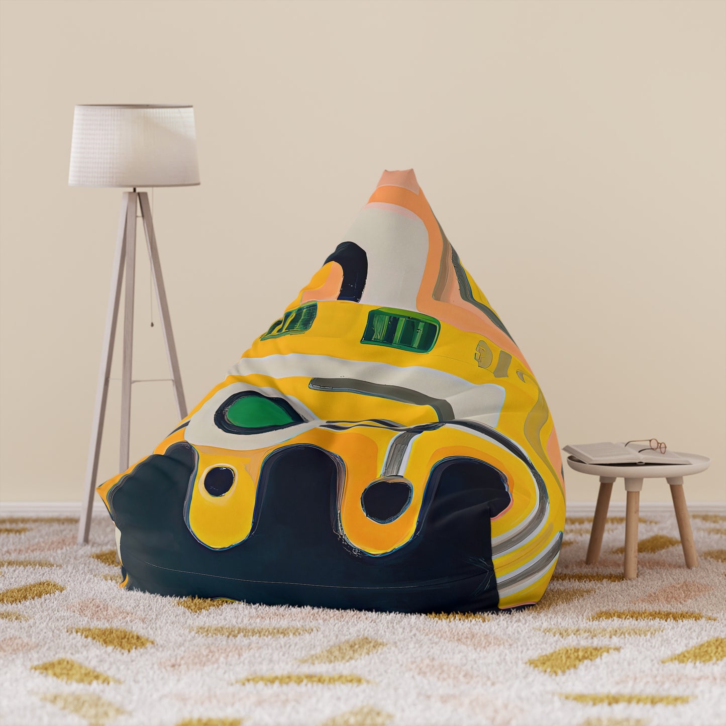 Designer Bean Bag Cover - 'Detour' | Urban Jungle Edit
