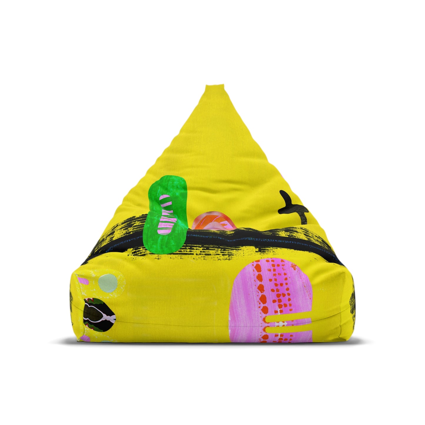 Designer Bean Bag Cover - 'Above the Line' (Kids' Favourite, Small)