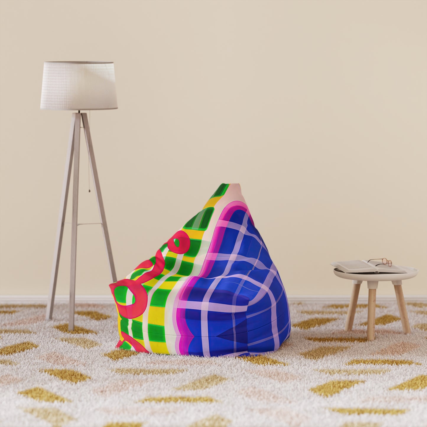 Designer Bean Bag Cover - 'StaticField' | Off Grid Edit