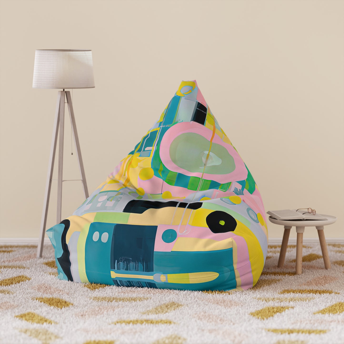 Designer Bean Bag Cover - 'Circuit Candy' | Soft Tech Edit