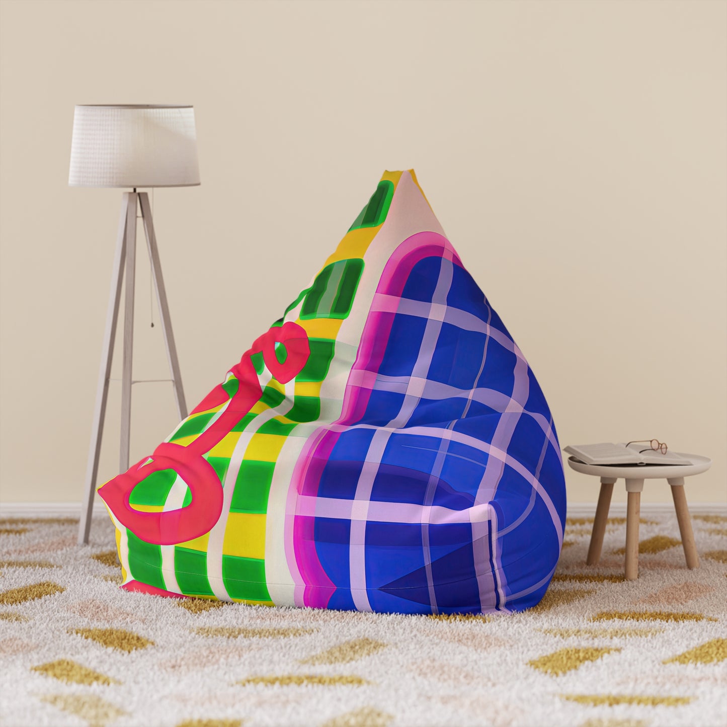 Designer Bean Bag Cover - 'StaticField' | Off Grid Edit