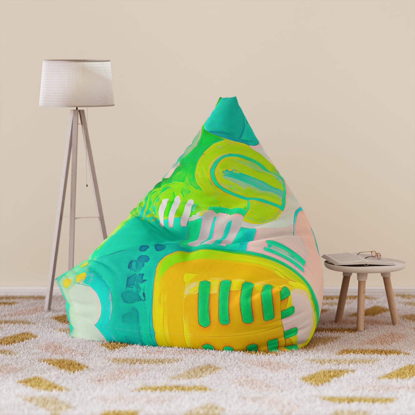 Designer Bean Bag Cover - 'Sideline'