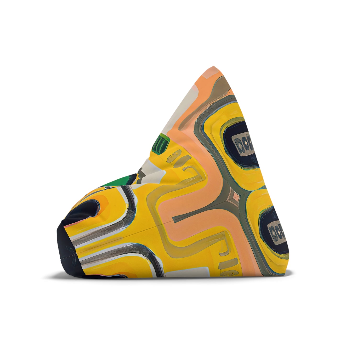 Designer Bean Bag Cover – 'Detour' (Kids’ Favourite, Small)