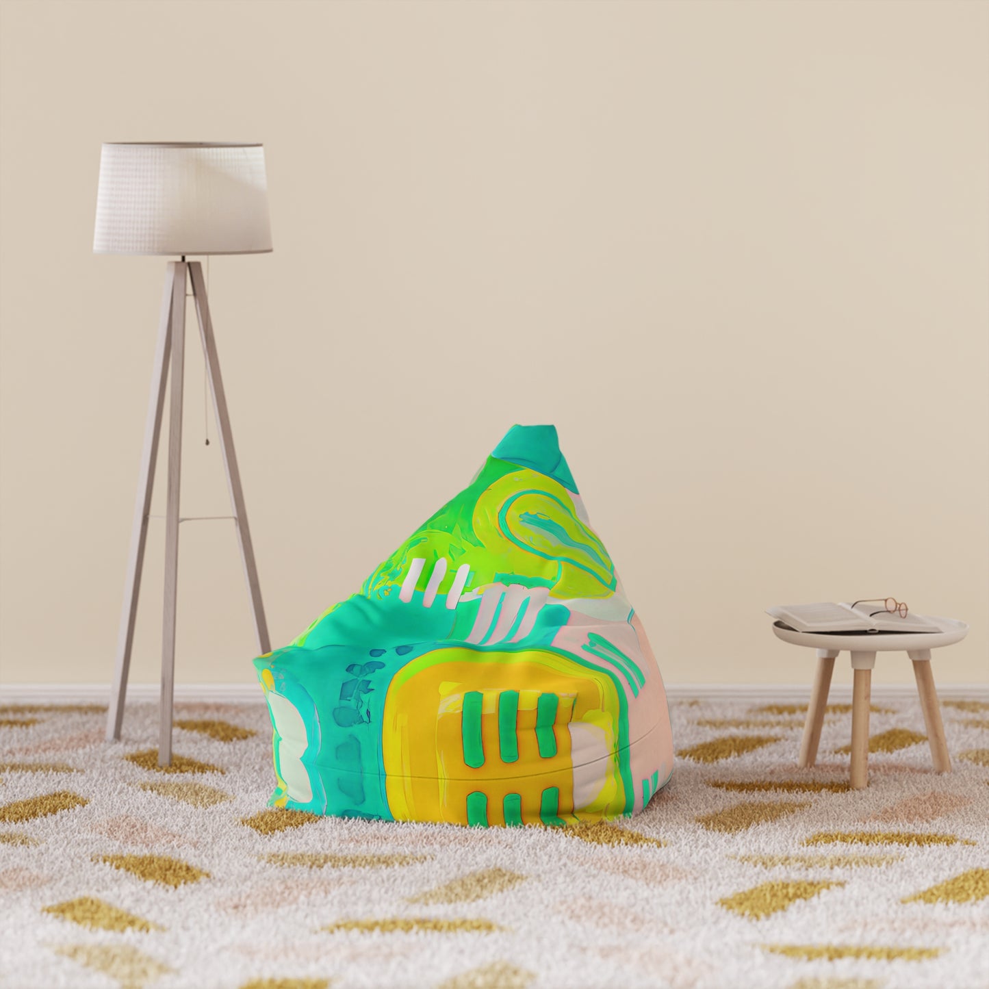 Designer Bean Bag Cover - 'Sideline'