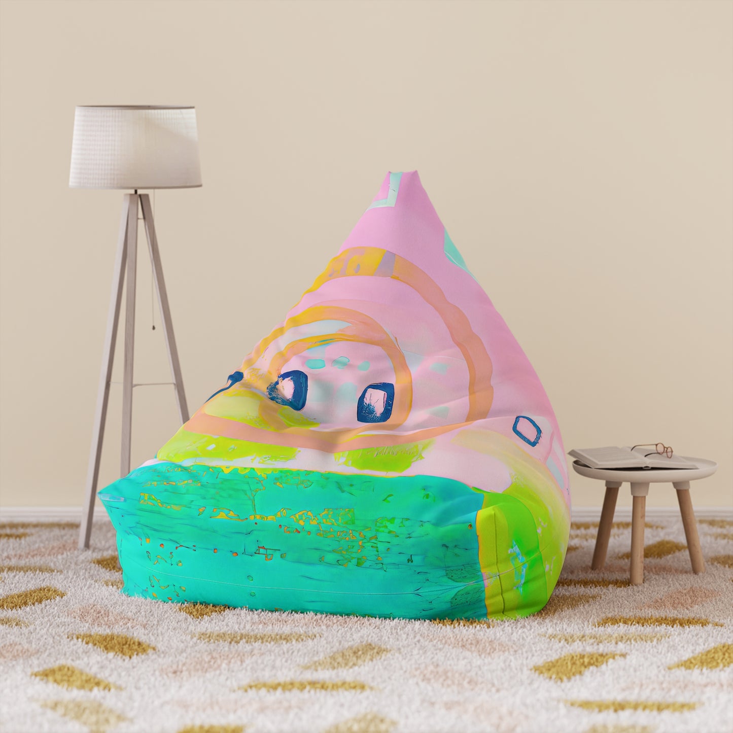Designer Bean Bag Cover - 'Loops' | Code Shift Edit