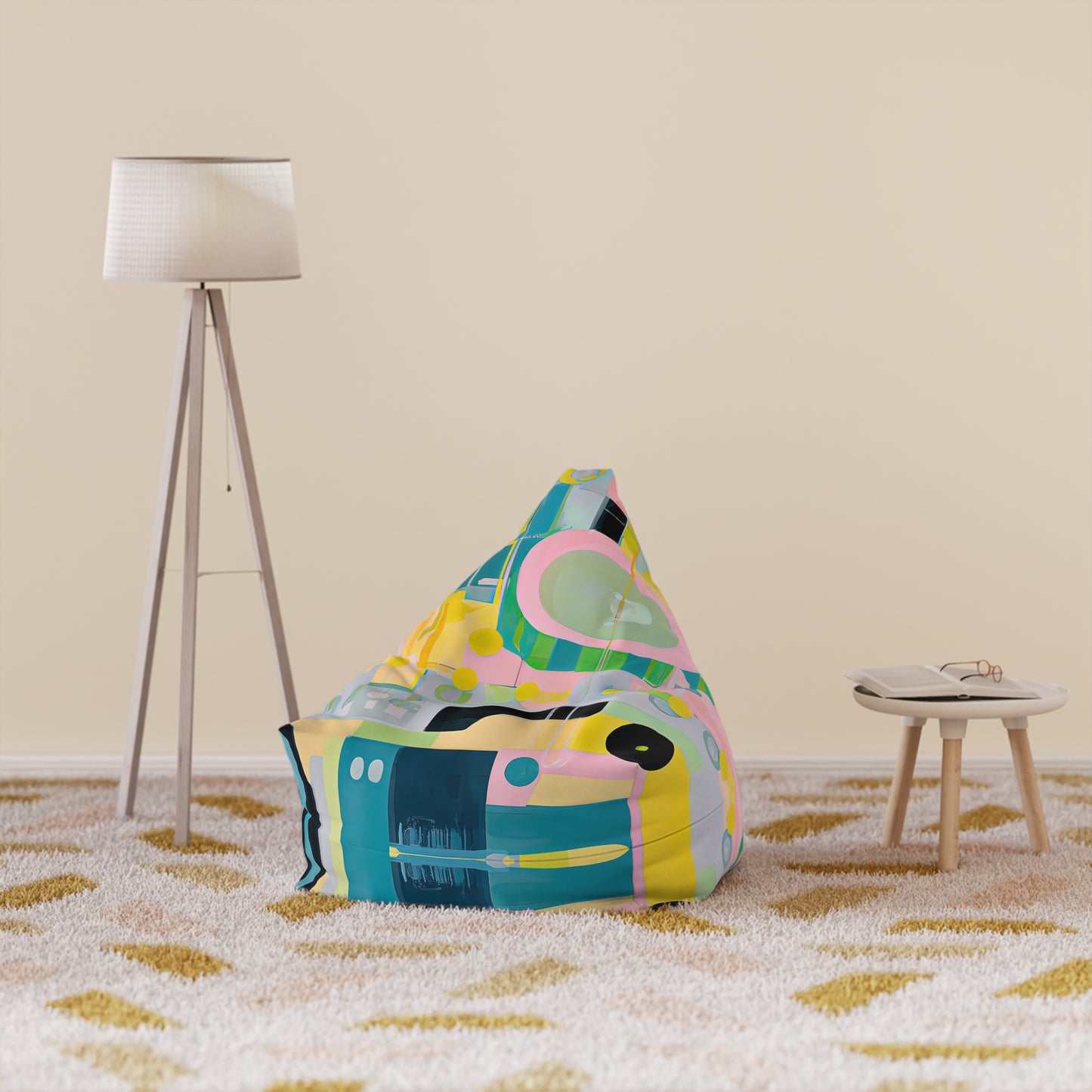 Designer Bean Bag Cover - 'Circuit Candy' | Soft Tech Edit