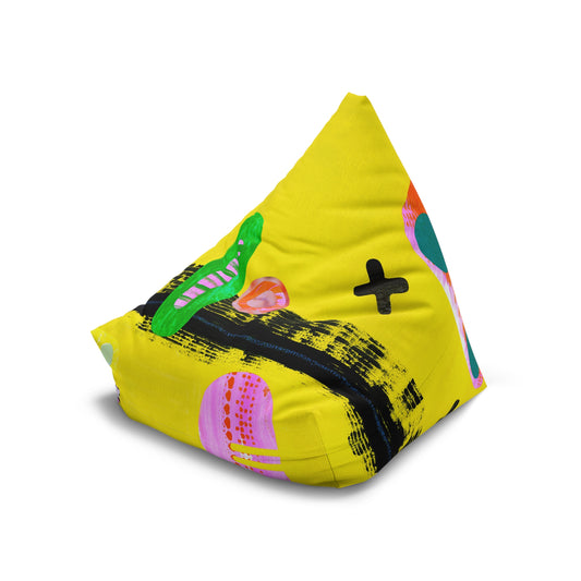 Designer Bean Bag Cover - 'Above the Line' (Kids' Favourite, Small)