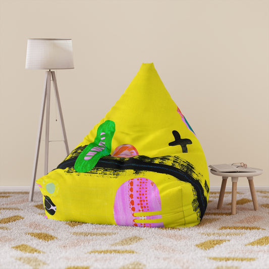 Designer Bean Bag Cover - 'Above the Line'