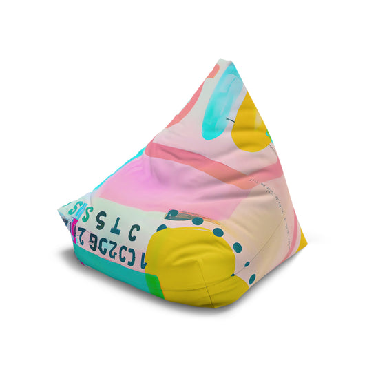 Designer Bean Bag Cover - 'Glitch' | Code Shift Edit