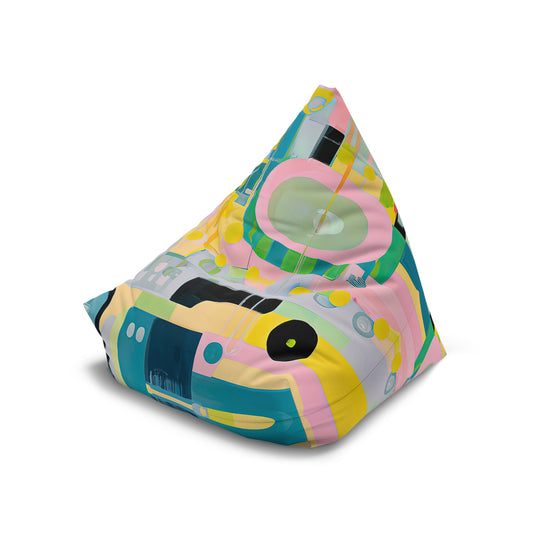 Designer Bean Bag Cover - 'Circuit Candy' | Soft Tech Edit