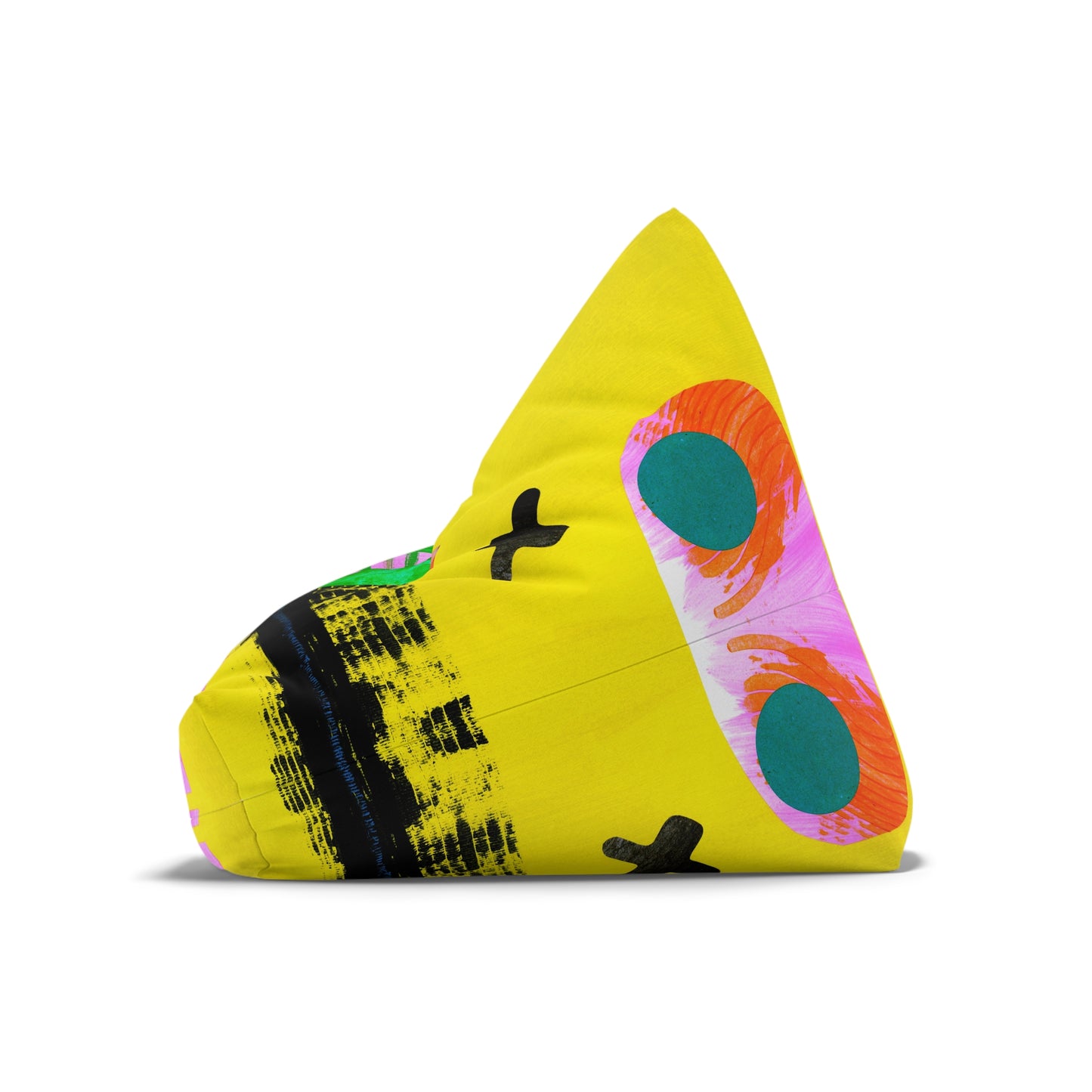 Designer Bean Bag Cover - 'Above the Line' (Kids' Favourite, Small)