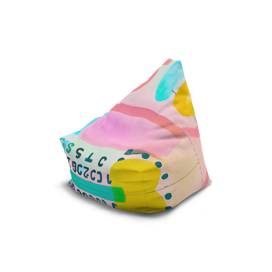 Designer Bean Bag Cover - 'Glitch' | Code Shift Edit