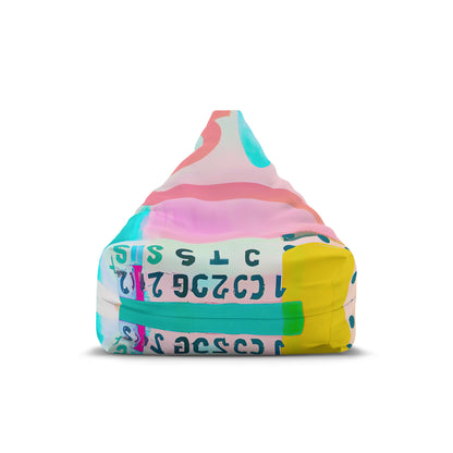 Designer Bean Bag Cover - 'Glitch' | Code Shift Edit