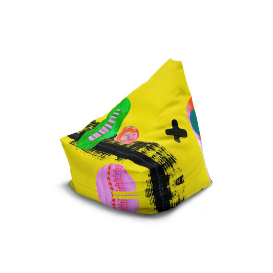 Designer Bean Bag Cover - 'Above the Line' (Kids' Favourite, Small)