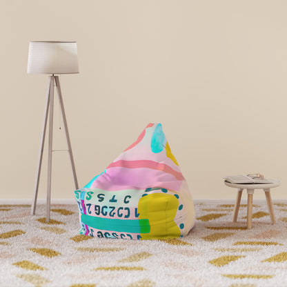 Designer Bean Bag Cover - 'Glitch' | Code Shift Edit