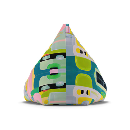 Designer Bean Bag Cover - 'Circuit Candy' | Soft Tech Edit