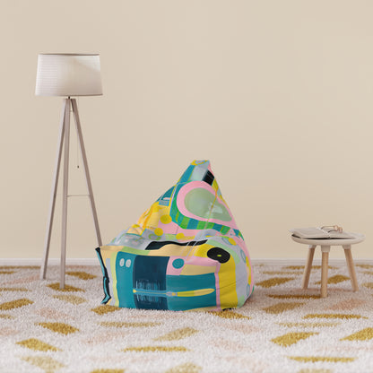 Designer Bean Bag Cover - 'Circuit Candy' | Soft Tech Edit