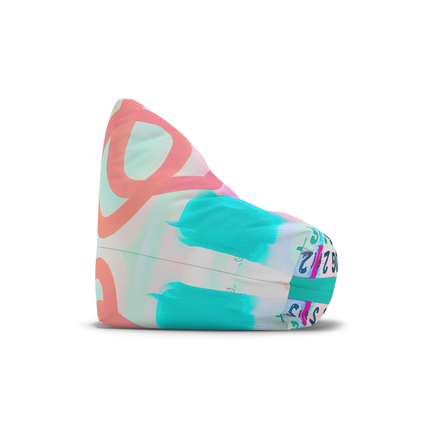 Designer Bean Bag Cover - 'Glitch' | Code Shift Edit