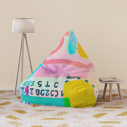 Designer Bean Bag Cover - 'Glitch' | Code Shift Edit