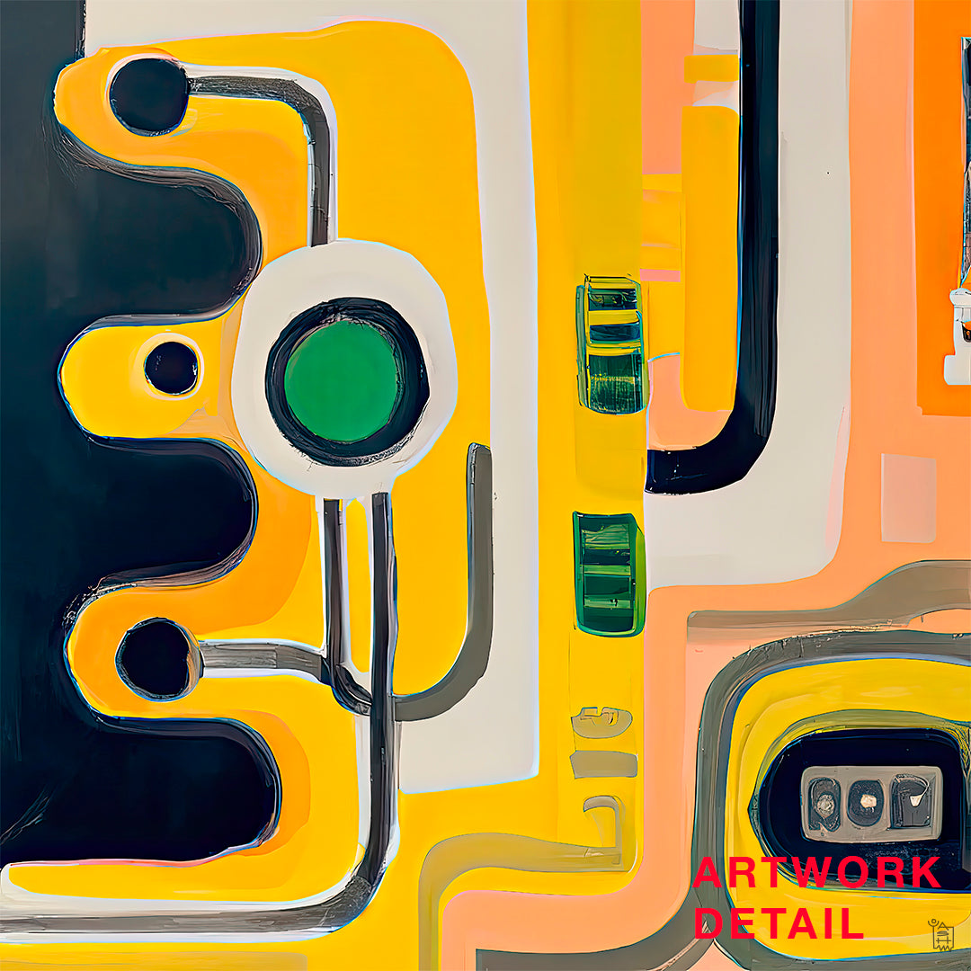 Designer Bean Bag Cover – 'Detour' (Kids’ Favourite, Small)