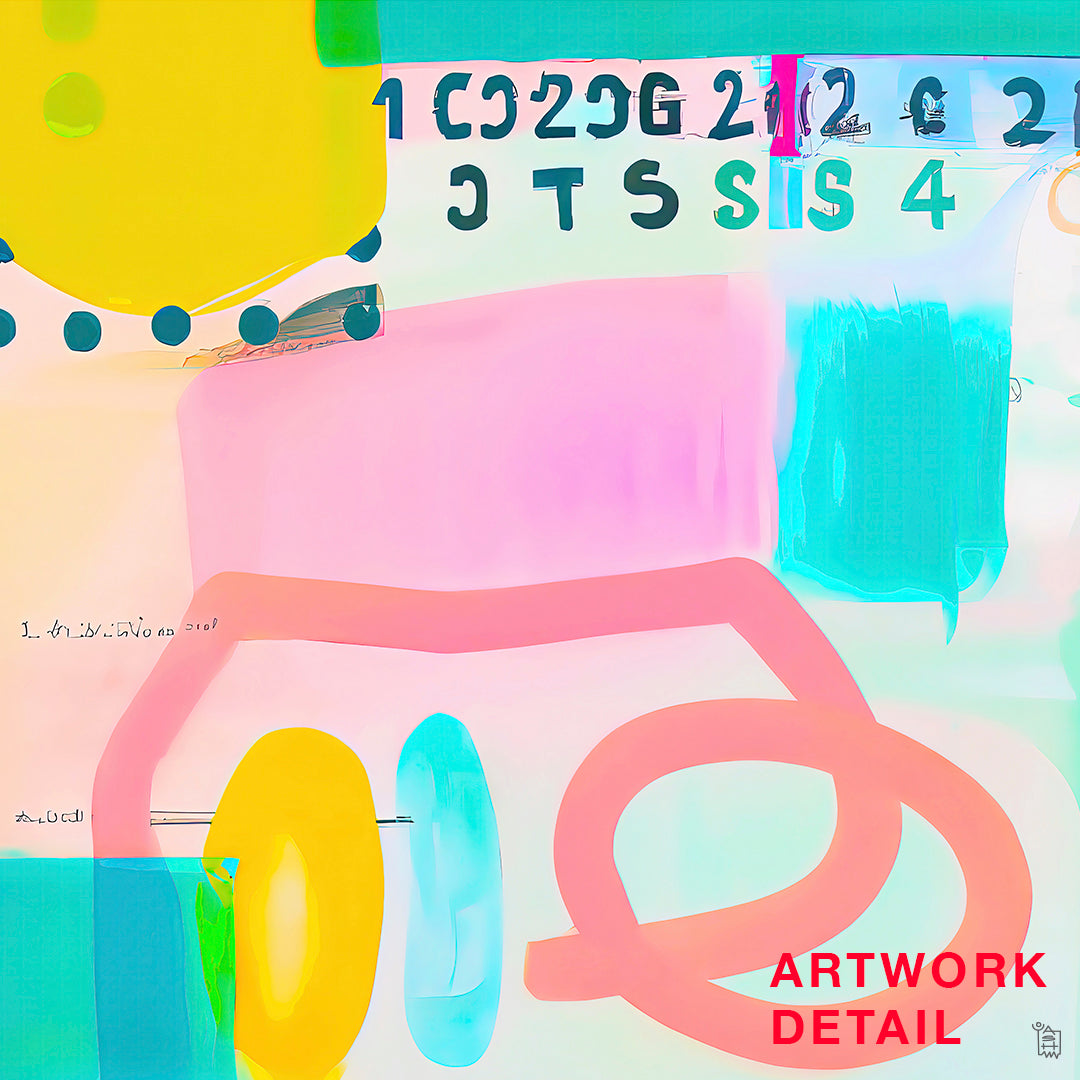 Designer Bean Bag Cover - 'Glitch' | Code Shift Edit