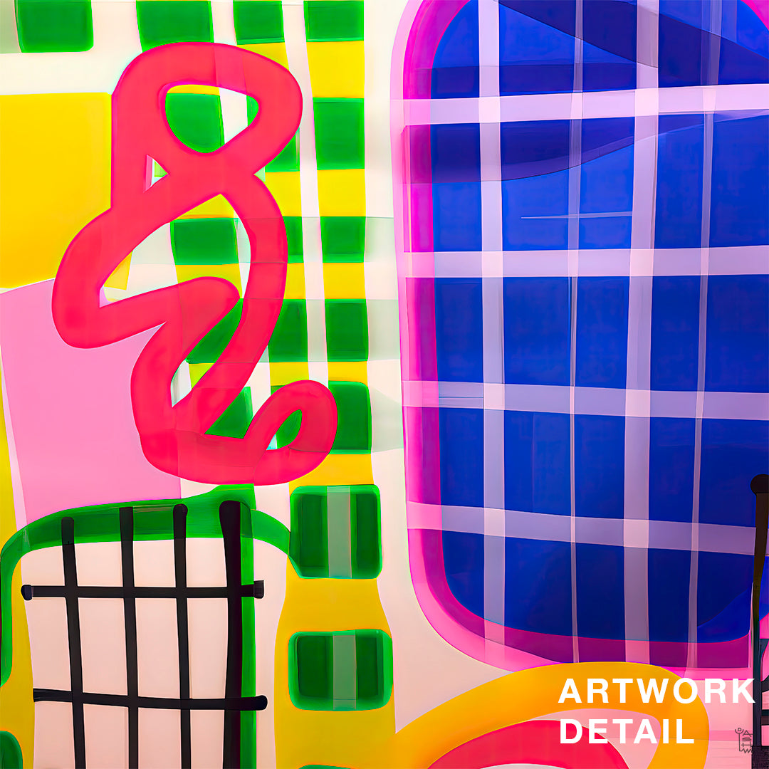 Designer Bean Bag Cover  - 'StaticField' | Off Grid Edit