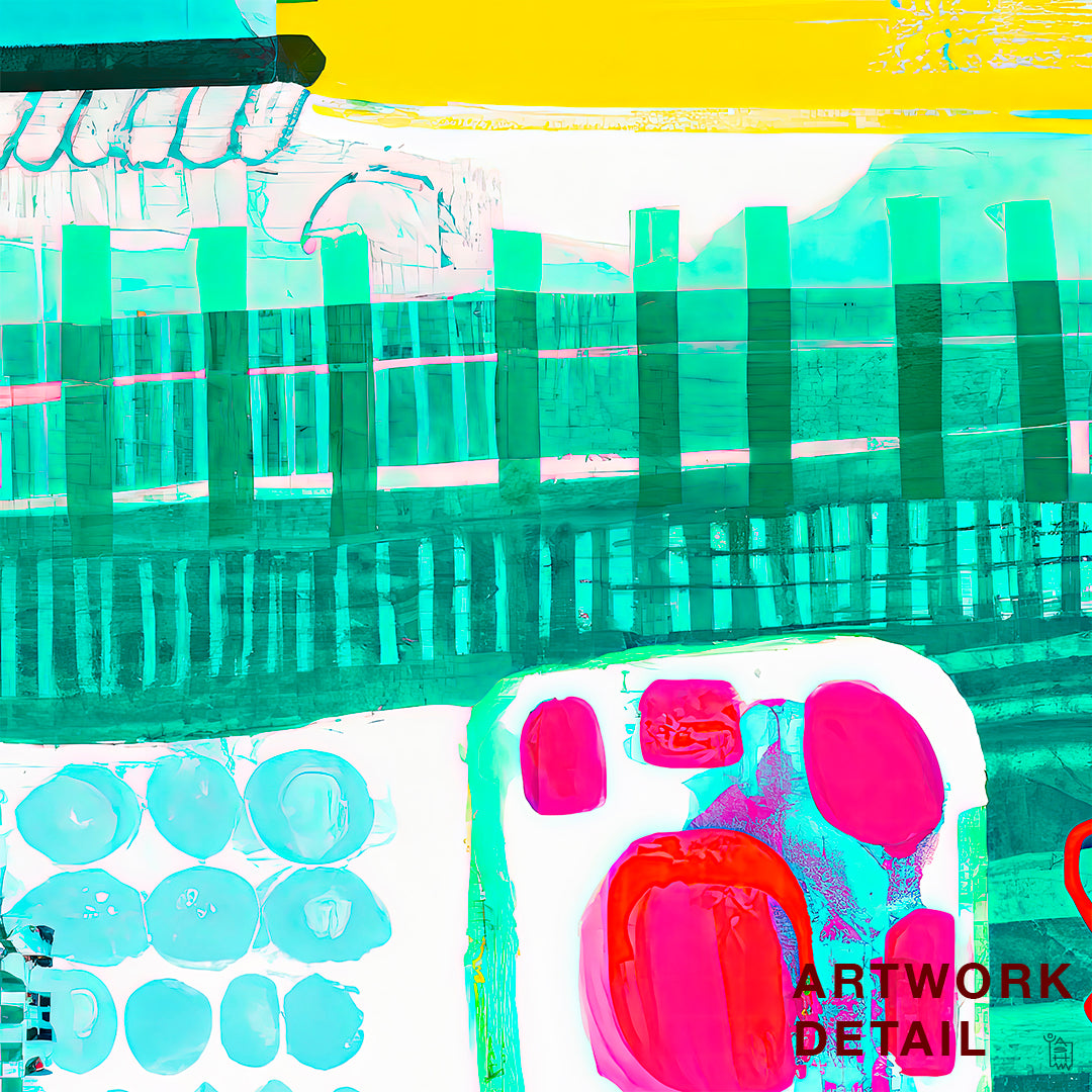 Designer Bean Bag Cover - 'Vacay'