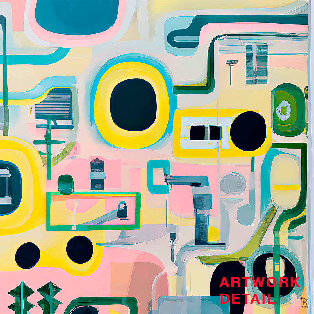 Designer Bean Bag Cover  - 'Lumen Phase' | Soft Tech Edit