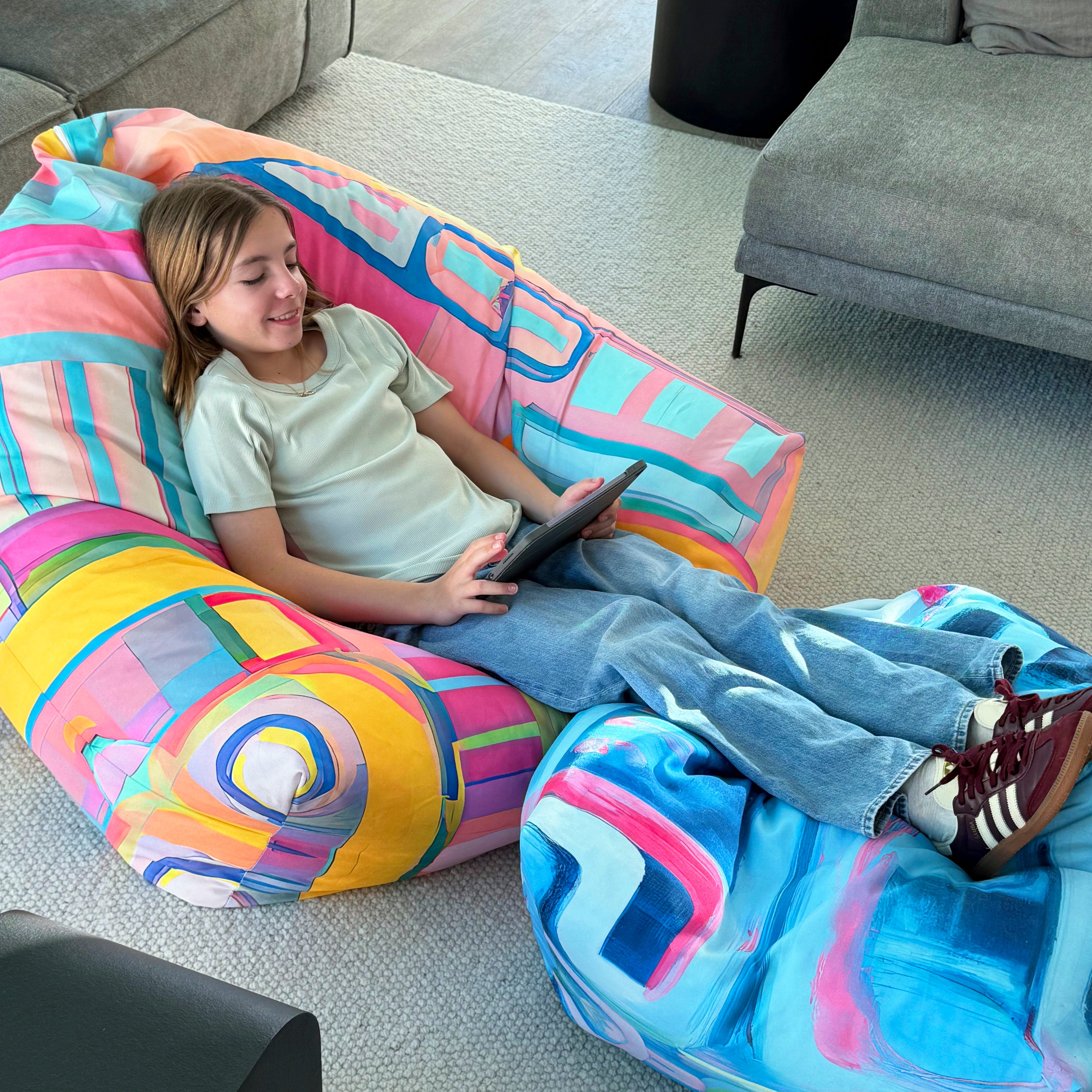 InnerCity Bean Bag | Artist Designed Bean Bag | Bean Bag Lab